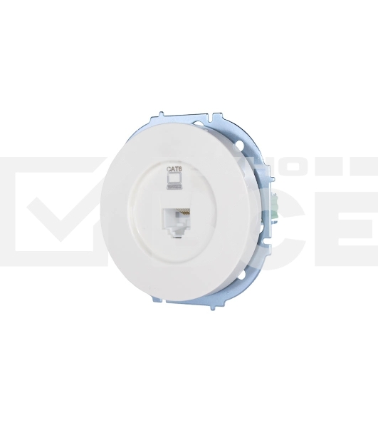 Розетка компьютерная СП OSEN RJ45 кат.6 механизм бел. LEZARD 743-0288-140