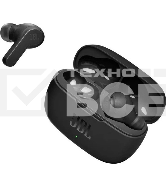 Наушники TWS JBL Wave 200TWS черный, внутриканальные, Bluetooth, до 5 ч