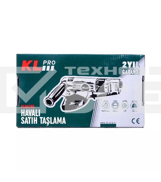 Профессиональная пневматическая шлифмашина (болгарка) Klpro KLHA185 (125мм, 1100 об/мин, штуцер 1/4')