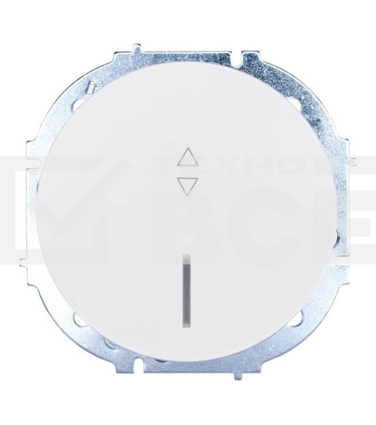 Выключатель проходной 1-кл. СП OSEN 10А IP20 с подсветкой механизм бел. LEZARD 743-0288-114