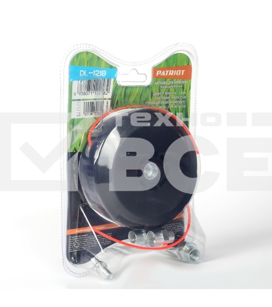 Катушка PATRIOT DL-1218, универсальная, с комплектом адаптеров