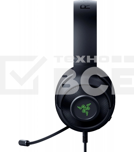Гарнитура Razer Kraken V3 X чёрный, проводная, USB