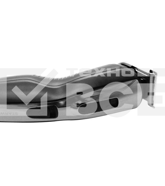 Машинка для стрижки Starwind SBC1900 черный/серебристый (насадок в компл:9шт)