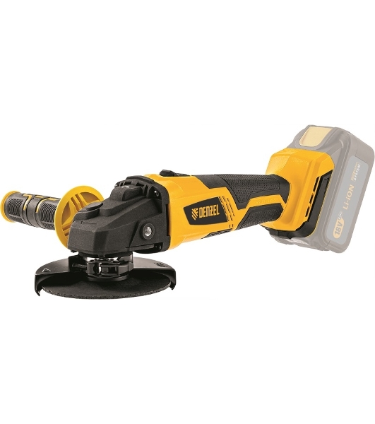 Угловая шлифовальная машина аккумуляторная бесщет. BLG-IB-18-125-0, Li-ion, 18 В Denzel