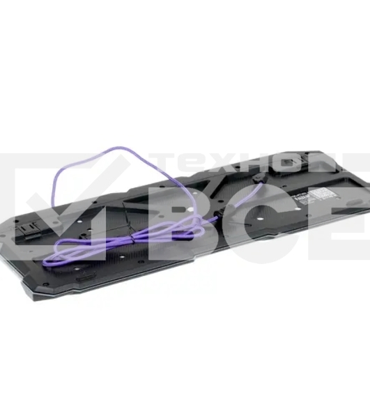 Клавиатура проводная игровая Qumo Fallen 2 K56, проводная, 104 + 10 клавиш мультимедиа, встроенные подсветки общая + кнопок 3 цвета