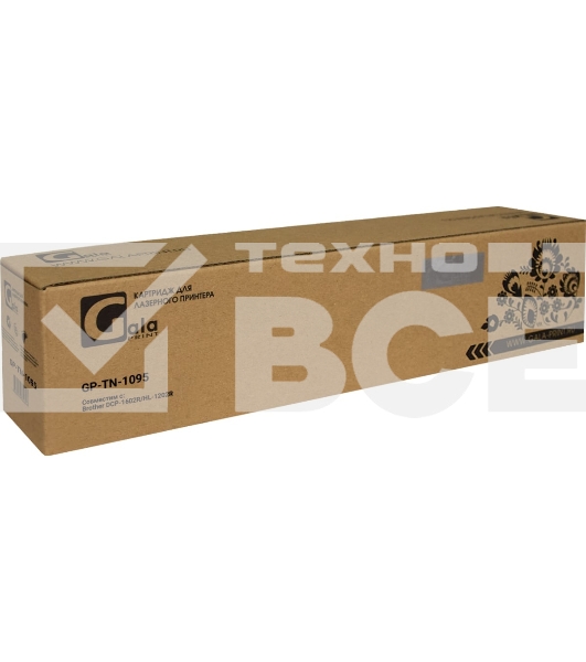Картридж GP-TN-1095 для принтеров Brother DCP-1602R/HL-1202R 1500 копий GalaPrint
