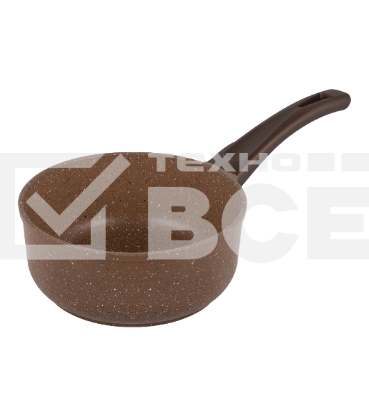 Ковш Maunfeld Carmel MF18CRM01SP из литого алюминия со стеклянной крышкой, 18 см, 1,6 л