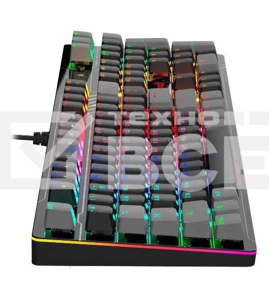 Клавиатура A4Tech Bloody B808N проводная USB черный/серый