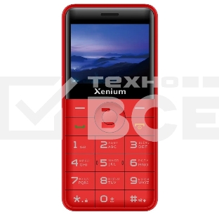 Мобильный телефон Xenium X700 красный