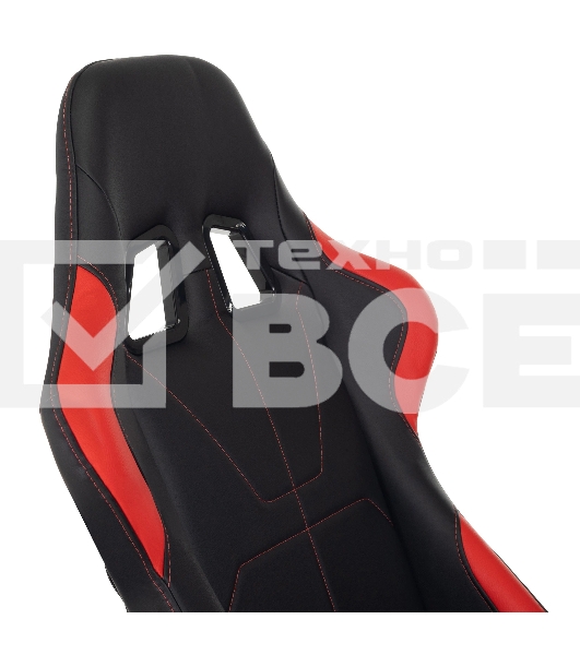 Кресло игровое Бюрократ VIKING 5 AERO RED черный/красный искусственная кожа