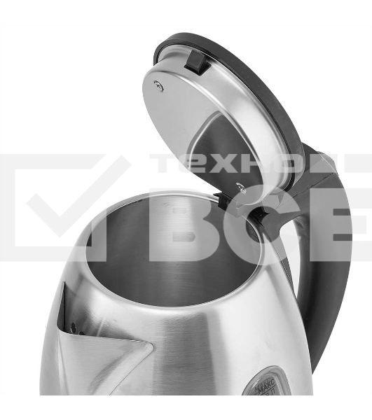 Чайник электрический DELTA DL-1114 нерж. с серым