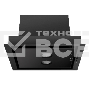 Вытяжка встраиваемая Gefest ВО 4603 К23 черный, 52 см, 800 куб. м/ч, 78 дБ