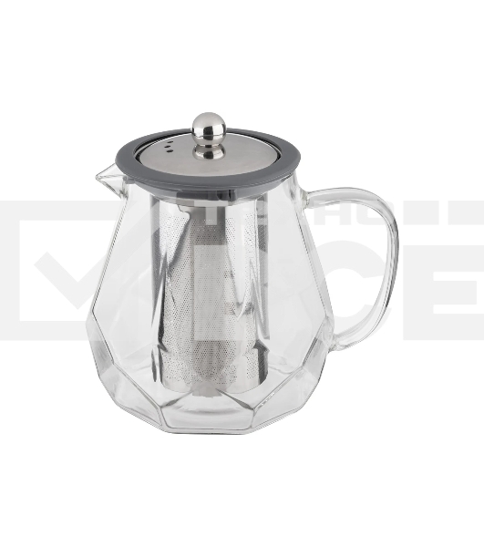 Чайник заварочный LEONORD AROMA, 820 мл из боросиликатного стекла, корпус с гранями (106791)