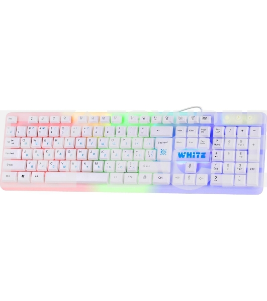 Клавиатура проводная Defender GK-172, USB, белый