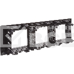 Рамка-суппорт 6мод. Avanti для In-liner Front черный ДКС 4402916, фото3