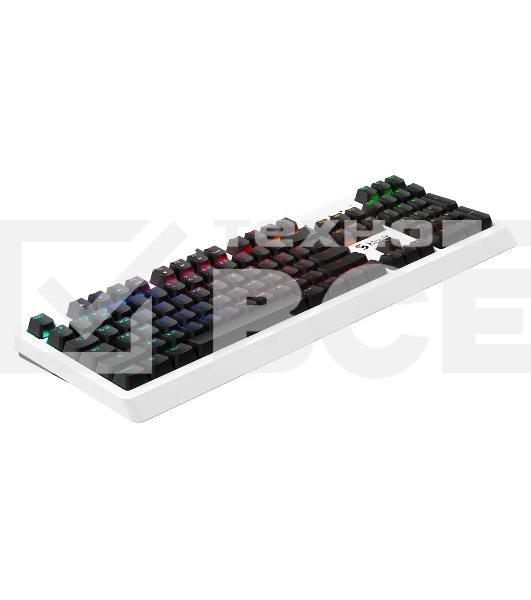 Клавиатура проводная A4Tech Bloody B810RC USB белый/черный