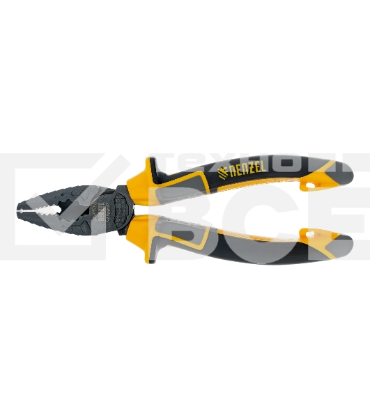 Плоскогубцы комбинированные Denzel 165 мм, трехкомпонентные рукоятки