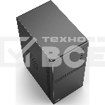 Компьютчерный корпус CBR mATX Minitower V201, без БП, 2хUSB 2.0, HD Audio+Mic, черный PCC-MATX-V201-WPSU, фото4