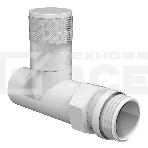 Набор дизайн-вентилей Royal Thermo PIANO, прямой (белый) 1/2