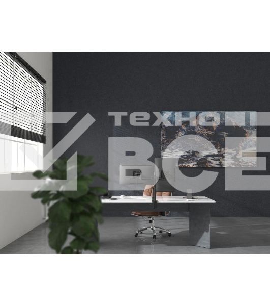 Кронштейн для мониторов Ultramounts UM737 черный 17'-32' макс.8кг крепление к столешнице поворот и наклон