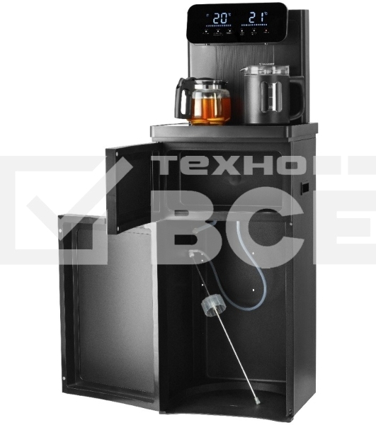 Кулер для воды AEL LD-AEL-80a, нижняя загрузка, нагрев 99 °С, охлаждение 15 °С, черный