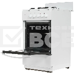 Плита комбинированная Flama RK 2201 W белый, конфорок 2 газовых и 2 электрических, духовка 50 л, 50 см x 85 см x 54 см, фото5