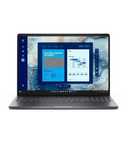 Ноутбук Dell Pro 16/16'/IPS/Intel Core Ultra 7 255U/16Gb/512Gb SSD/Intel Graphics/Linux/серый/1.92kg