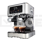 Кофеварка рожковая Zigmund & Shtain ZCM-883 стальной, исп. кофе - молотый, 1.5 л, 1200 Вт, 15 Бар., фото2