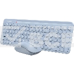 Клавиатура + мышь A4Tech Fstyler FG3300 Air2 клав:синий мышь:синий USB беспроводная slim Multimedia, фото4