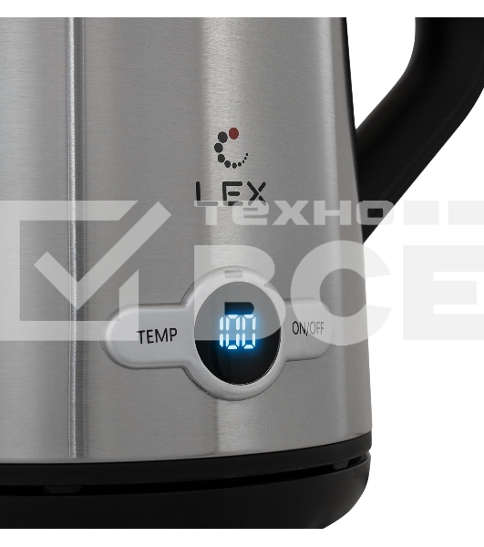 Чайник LEX LX 30022-1, брашированная сталь
