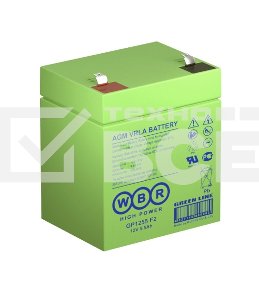 Аккумулятор WBR GP1255 F2  