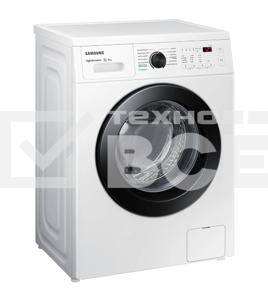 Стиральная машина Samsung WW60AG4S00CE/LD белая, загрузка фронтальная 6 кг, 1000 об/мин., класс: A