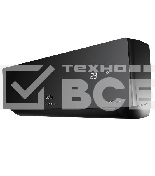Блок внутренний сплит-системы Ballu BSUI-FM/in-18HN8/EU_BL инвертор, 18000 BTU, 50 м², 29 дБ, охлаждение, обогрев, осушение, черный