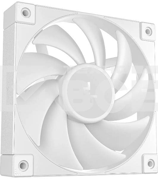 Вентилятор для корпуса DEEPCOOL FD12 белый, 120 мм, 2050 об/мин, 27.6 дБ, 4 pin
