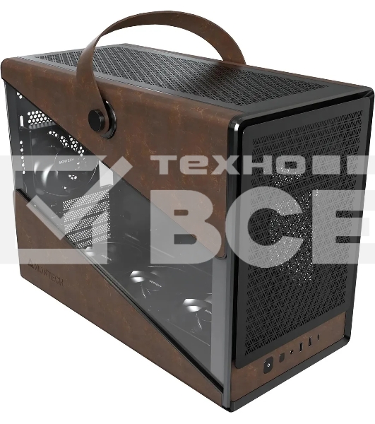 Компьютерный корпус Montech Heritage PRO (B) черный без БП mATX 5x120mm 2x140mm 2xUSB3.0 audio bott PSU