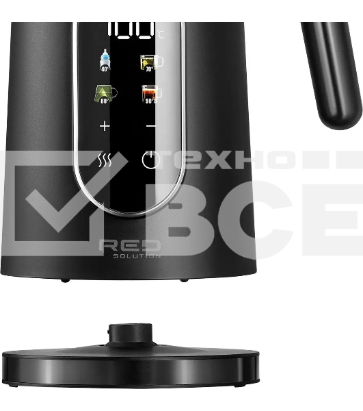 Чайник электрический Red Solution AM108D 1.7 л, 2000 Вт, черный
