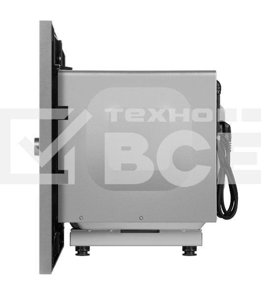 Микроволновая печь встраиваемая Maunfeld JBMO820GS01 нержавеющая сталь, 20 л, 1080 Вт, переключатели - поворотный механизм/кнопки