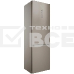 Холодильник Hotpoint HT 6200 BZ бронзовый двухкамерный 240/83л морозилка снизу, No Frost, фото4