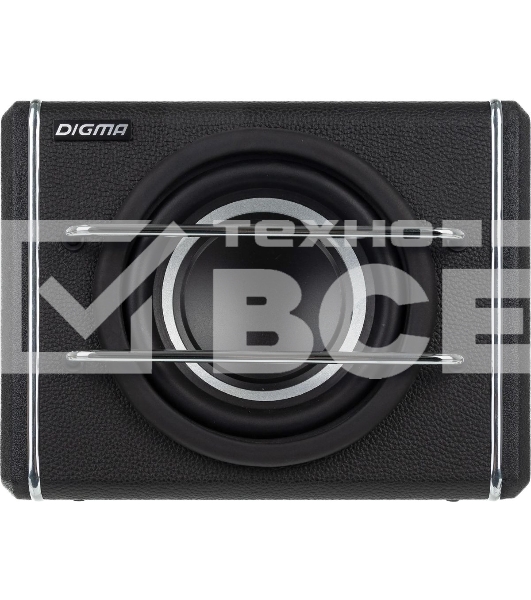 Сабвуфер автомобильный Digma DCS-80 150Вт активный (20см/8')