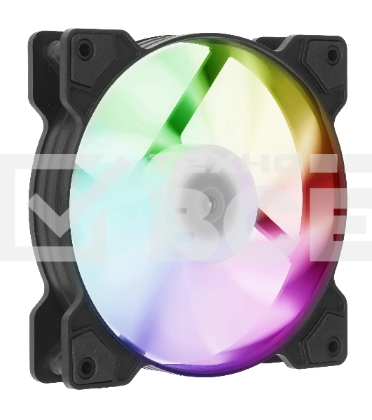 Вентилятор для корпуса Powercase M2 черный, 120 мм, 1500 об/мин, 29.58 дБ, 4 pin