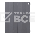 Радиатор биметаллический Royal Thermo PianoForte 500 серебристый - 6 секц., фото5