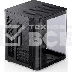 Корпус без блока питания Корпус JONSBO TK-1 Black 2.0 MATX без БП, mini-ITX, micro-ATX, черный, фото3
