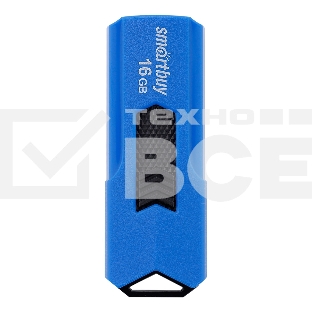 Флешка USB Smartbuy R/W 16Gb USB USB 2.0 STREAM Blue (SB16GbST-B)