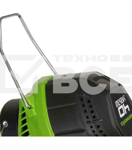 Триммер аккумуляторный GREENWORKS 2101507 40В 7500об/мин Флески 1.6мм ширина реза 330мм