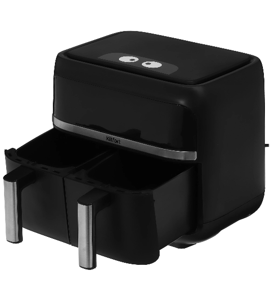 Аэрогриль Kitfort КТ-2248 черный, 2850 Вт, 7.6 л, сенсор, 6 программ