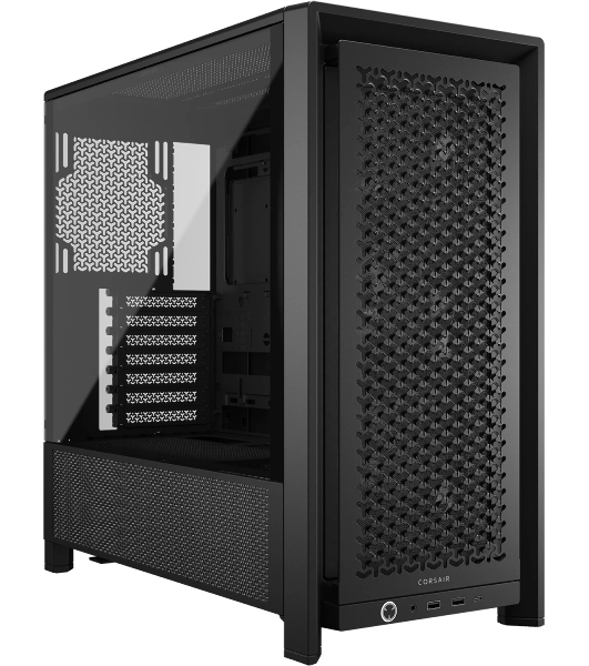 Корпус Corsair Frame 4000D RS Black, Midi-Tower, чёрный, 3 x 120 мм