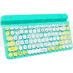 Клавиатура A4Tech Fstyler FBK30 беспроводная, USB, Bluetooth/Радиоканал, зеленый, фото3