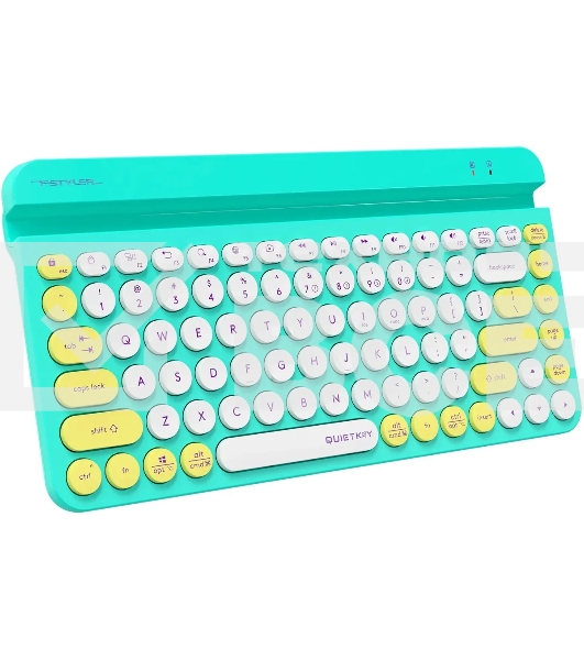 Клавиатура A4Tech Fstyler FBK30 беспроводная, USB, Bluetooth/Радиоканал, зеленый