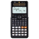 Калькулятор научный Deli ED82ES черный 10+2-разр., фото 1