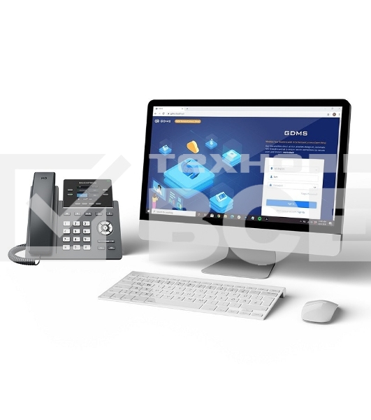 Телефон IP Grandstream GRP-2612G черный